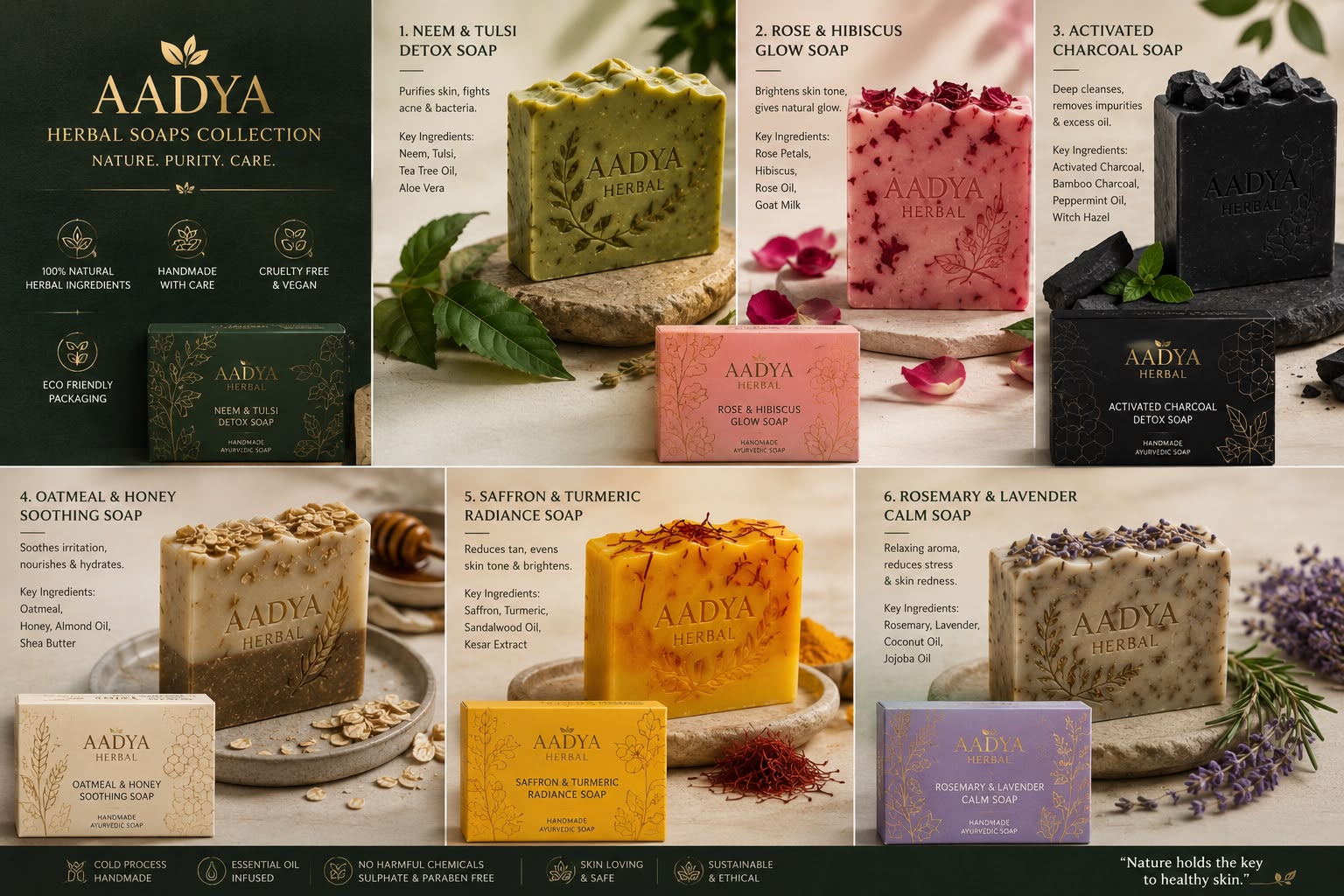 AADYA HERBALS SOAPS RITUALS